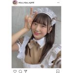 NGT48 藤崎未夢、「おしゃべり会」で披露したメイド姿が話題！「みゆみゆのこと好きになってくれた？？」