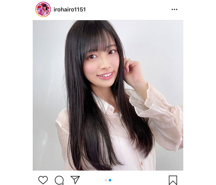 藤田いろは、清楚な黒髪の艶感ショット公開！「綺麗な髪」「めっちゃタイプ」