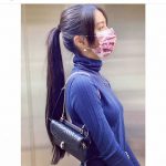 Koki.が花柄の使い捨てマスク姿を披露「可愛くて捨てられない」