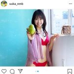 NMB48 加藤夕夏、「どっちが好き？」好みを問う果物グラビアオフショット公開！