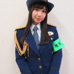 SKE48 北野瑠華＆太田彩夏、岐阜出身コンビが大垣警察署で一日警察署長！SNSの正しい利用法を呼びかけ