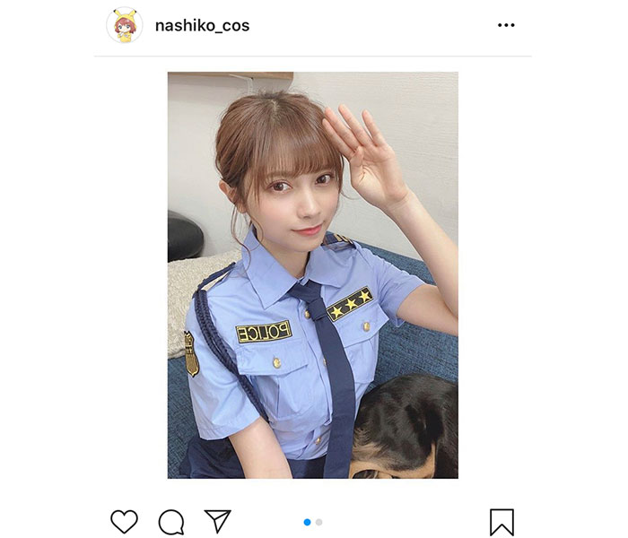 桃月なしこ、ハロウィンの婦人警官コスプレに逮捕者続出！