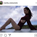 松本まりか、雄大な空を背景にM字披露「オトナの遊び」がテーマの写真集発売に