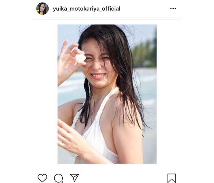 本仮屋ユイカ、親近感湧く白ビキニショットで旅行気分！「めっちゃ綺麗！」「笑顔が最高に素敵」