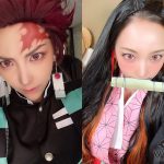 ざわちんが『鬼滅の刃』炭治郎と禰豆子の兄妹コスプレに挑戦！