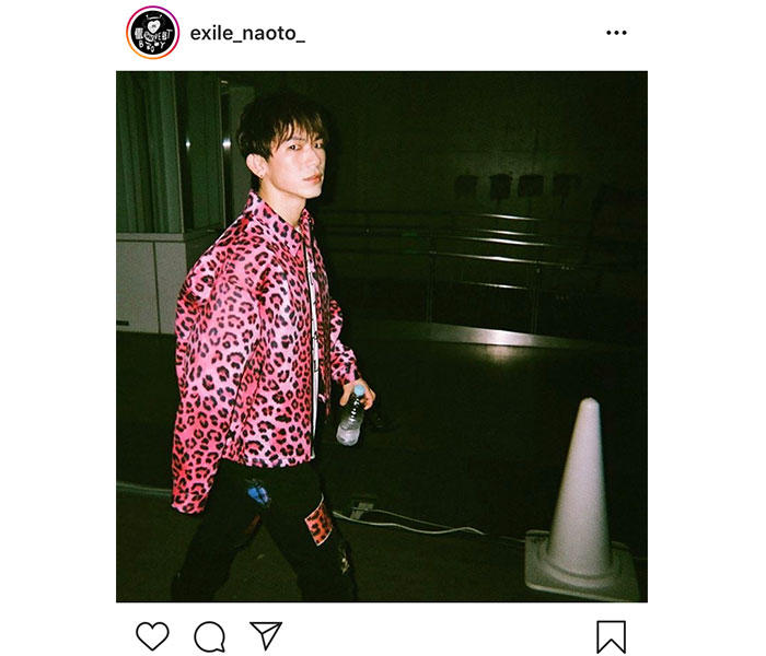 三代目 J SOUL BROTHERS NAOTOのピンクヒョウ柄に反響！「かわいすぎる」「新鮮で素敵」