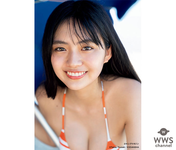 豊田ルナ、「ヤングマガジン」表紙で見せた成長美スタイル！