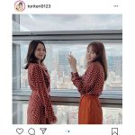 トリンドル玲奈&瑠奈、仲良し双子コーデショットに歓喜の声！「天使が2人」「綺麗すぎる」