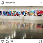 Toshl、自身が描いた龍の作品を前に「我ながらよく描いた」