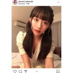 高崎かなみ、パジャマ姿で見つめる瞳に夢中！「なんて言ってると思う？」