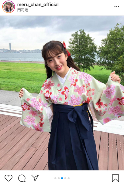 HKT48 田島芽瑠の“はいからさんが通る”！大正ロマン漂う袴姿に歓喜の声