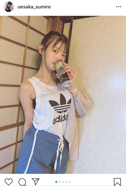 上坂すみれ、ほろ酔いルームウェアのオフショット公開！「色っぽいです」「可愛さエグい」
