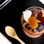 老舗和菓子屋が手がける「ハロウィンあんみつ」