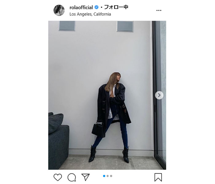 ローラ、新ヘアスタイルと私服コーデを公開　「前髪かわいい」「迫力がすごいです」