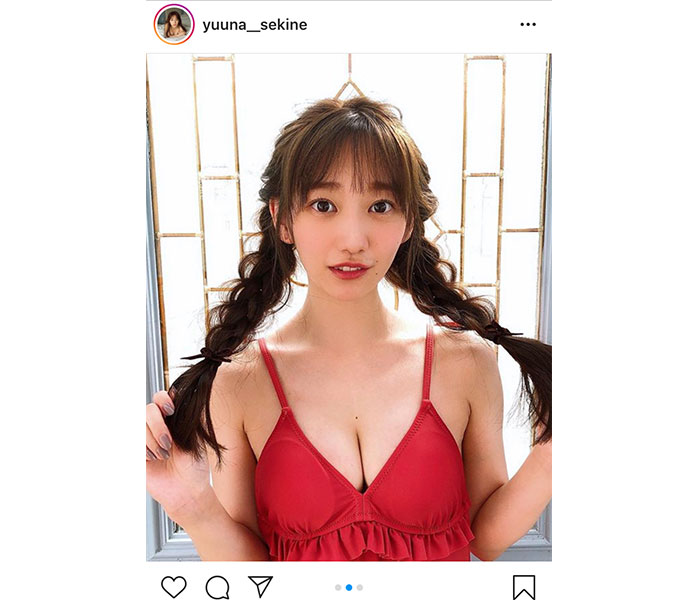 NGT48 清司麗菜、優等生＆目力強いセーラー服ショットを公開！「インパクトと可愛いさがある」