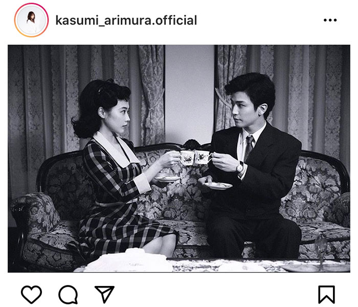 有村架純、モノクロで極まる美麗なビジュアルに反響！
