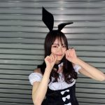 SKE48 石川花音、昇格後初のハロウィンコスプレは白黒バニーガール！「ドキドキが止まりません」