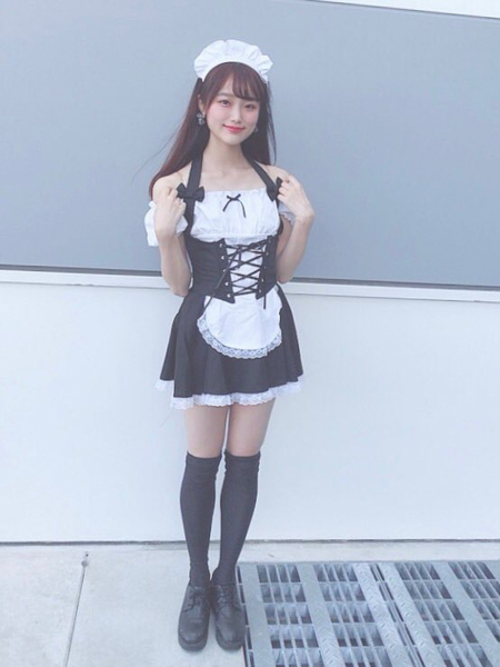 SKE48 石川花音、昇格後初のハロウィンコスプレは白黒バニーガール！「ドキドキが止まりません」