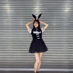 SKE48 石川花音、昇格後初のハロウィンコスプレは白黒バニーガール！「ドキドキが止まりません」