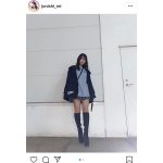 NMB48 上西怜、ロングブーツで魅せるクールな美脚ショット！「スタイル神ってる」