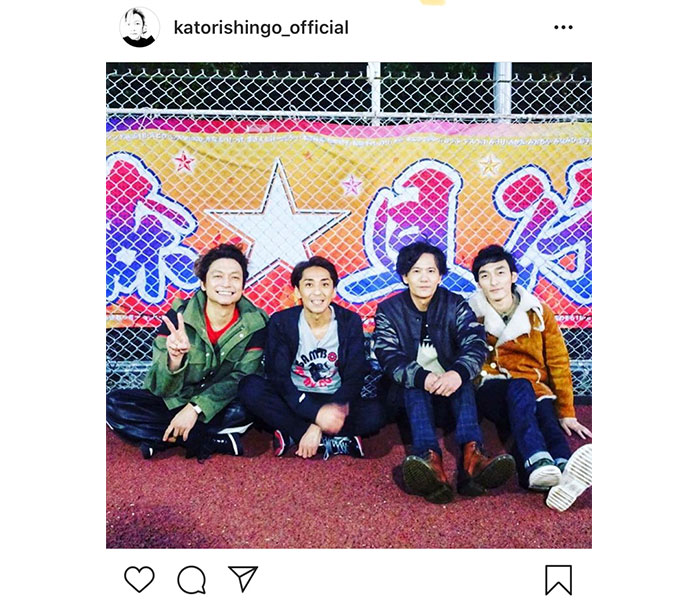 香取慎吾、元SMAP・森且行選手の日本選手権初優勝を祝福「日本一おめでとう！会いたいです！」