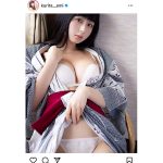 くりえみ、はだけた浴衣で見つめるポートレート公開！「一緒に温泉に行きたいです」