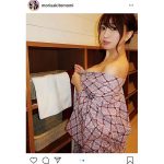 森咲智美、浴衣からチラ見せのGカップバストに釘付け！