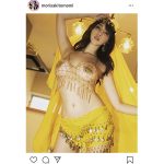 森咲智美、ゴージャスな衣装写真で最新イメージ作品を告知！
