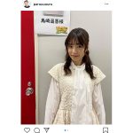 島崎遥香、「お布団みたい」なモコモコホワイトコーデを紹介！