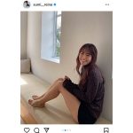 鷲見玲奈、ボディメイクで引き締まった美脚披露！「スタイルも笑顔も素晴らしいです！」