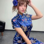 徳江かな、青いチャイナドレス姿に反響！「最高の美人」「一番お気に入りになりました！」