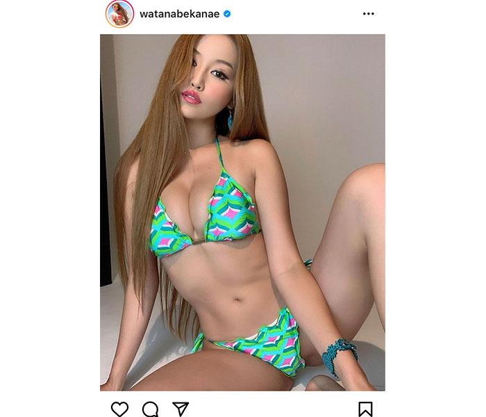 サイバージャパンダンサーズ・渡辺加苗、美スタイル披露のビキニショットで2021年カレンダーを告知