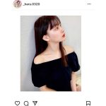 吉澤遥奈、オフショルであらわの鎖骨にドキッ！「デコルテがすごく綺麗」「首筋が素晴らしい」