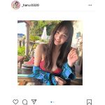 吉澤遥奈、「週プレ」初登場のグラビアオフショットに歓喜！「可愛くてセクシーで完璧」