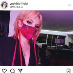 X JAPAN YOSHIKI、着物ブランド「ヨシキモノ」使用のマスク姿を公開！「素敵なマスク」「似合ってます」