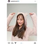 井桁弘恵、癒しのフワモコのルームウェア姿披露！「可愛すぎる」と絶賛の声も