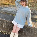 新谷姫加、“萌え袖”が可愛い私服コーデに反響！「姫加しか勝たん」