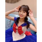 STU48 福田朱里、セーラームーンのウェディングドレス姿を披露「タキシード仮面様どこ〜」