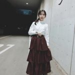 AKB48 福岡聖菜、お嬢様感漂うおしゃれコーデに反響！「リボンの色がまた良い」