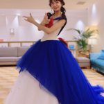 STU48 福田朱里、セーラームーンのウェディングドレス姿を披露「タキシード仮面様どこ〜」