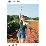 井桁弘恵、透明素肌が眩しいキャミソールオフショットに反響！「健康的！」「笑顔素敵ですね」