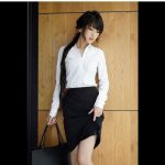 火将ロシエル、黒髪スーツ姿のOLコスプレ披露！「艶っぽい」「一緒に働きたいです！」