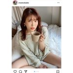 桃衣香帆、ルームウェア姿のチラ見え美脚に反響！「太ももが眩しい」