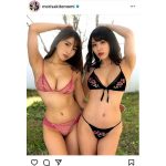 森咲智美、金子智美と魅せる“W智美”ショットに悩殺！「カラダが綺麗すぎて眼福です」