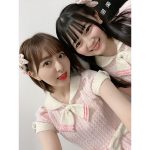 HKT48 森保まどか、『初恋バタフライ』の衣装で石橋颯と2ショット「15歳の子と同じ衣装を着ることになるとは」