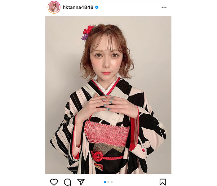 HKT48 村重杏奈の美麗な和装姿に歓喜の声！「お人形さんみたい！」「世界一かわいい！！！！」