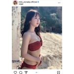 モー娘。野中美希、ヘルシー美ボディの写真集オフショットに反響！「脚長い」「本当に綺麗！」