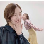 中田花奈、須田亜香里と遠近法2ショットを公開！「遠近法チューのリベンジしたよ！」