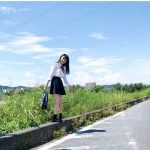 桜田愛音、最後の高校制服姿を披露した写真集オフショットを公開！