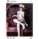 東大卒コスプレイヤー・東堂ともの白ナース姿に歓喜の声！「看護されたい」